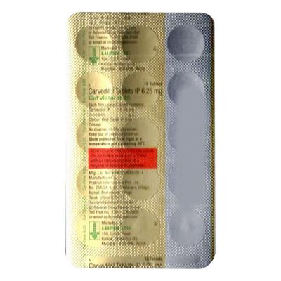 CARVISTAR 6.25 Tablet 15's - Hypertension-Bet