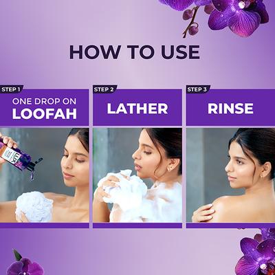 Lux Magical Orchid Bodywash with Black Orchid & Juniper Oil 750 ml - Shower Gels & Body Wash