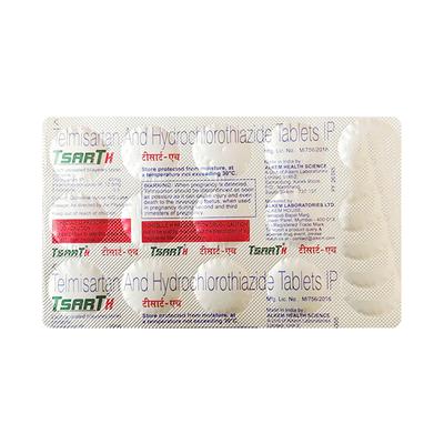 TSART H 40mg Tablet 15's - Hypertension-Ang