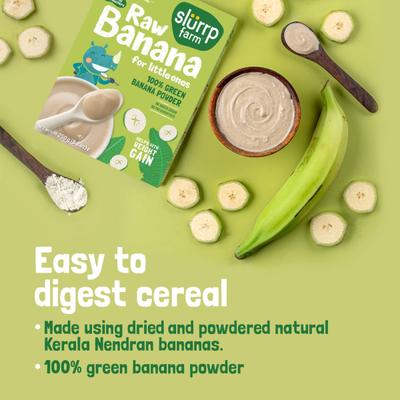 Slurrp Farm Cereal Raw Banana Powder 250 g - Baby And Infant Supplements