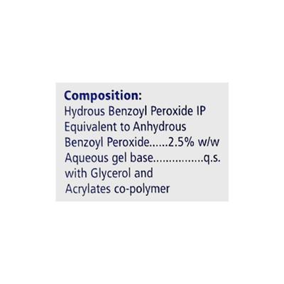 BENZAC AC 2.5% Gel 30gm - Itching/Rashes