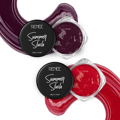 Renee Summer Slush Jelly Tint Divine Watermelon Tempting Grape Combo Of 2 13gm Each 2's - Lip Stains & Tints