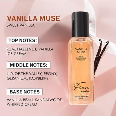 Mcaffeine Fien Rush Perfume Gift Set For Women-12 Hrs Longlasting EDP- Vanilla Muse, Cherry Wine 20Ml Each 4's - Women Perfumes (Edt/Edp)