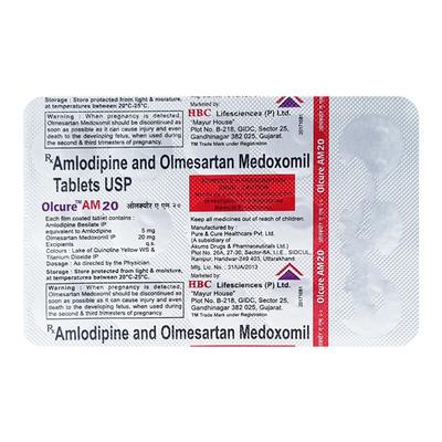 OLCURE AM 20 Tablet 15's - Hypertension-Ana