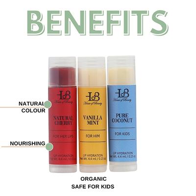 House Of Beauty Pout Perfect Tinted Lip Balm 3's - Lip Balms