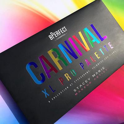 Bperfect Cosmetics Carnival Eyeshadow Palette, Stacey Marie Carnival Xl Pro Palette, 30 Matte Finish Eyeshadow, 10 Pigmented Shimmers, 3 Highlighters 1's - Eye Shadow Palettes