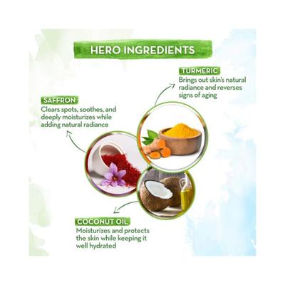 Mamaearth Ubtan Natural Face Wash For all Skin Type with Turmeric & Saffron for Tan Removal 150 ml - Face Wash & Cleansers