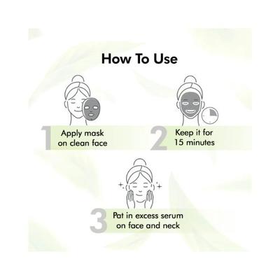 mCaffeine Vitamin C, Niacinamide, Fruit AHA Mix Face Sheet Masks with Green Tea 60g 3's - Sheet Masks