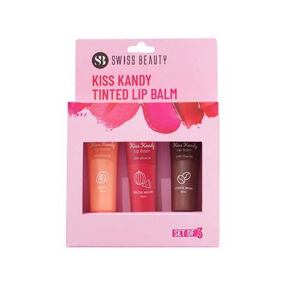 Swiss Beauty Kiss Kandy Lip Balm 3's - Lip Balms