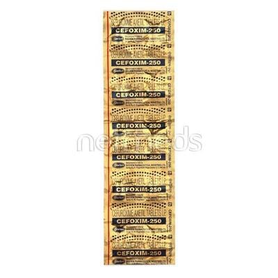 Cefoxim 250mg Tablet 10'S - Bacterial Infections-Cep