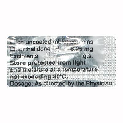 LUPICLOR 6.25mg Tablet 15's - Hypertension-Diu