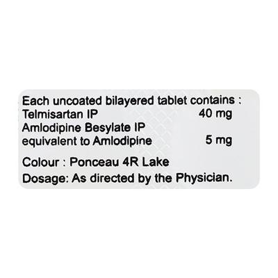 Telmiduce AM 40/5mg Tablet 10'S - Hypertension-Ang