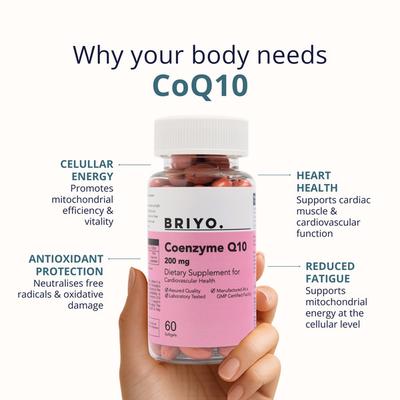 Briyo Coenzyme Q10 200 mg Softgel 60's - Co-Q