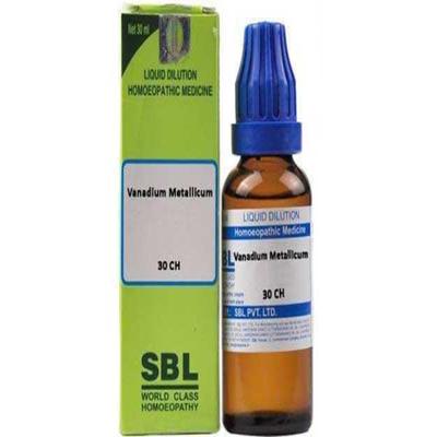 SBL Vanadium Metallicum 30C Liquid 30 ml - Dilutions