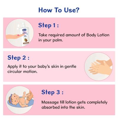 Chicco Baby Moments Body Lotion (0+ Months) - Almond Milk & Murumuru Butter 500 ml - Creams, Lotions & Oils