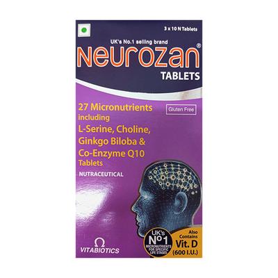NEUROZAN GLUTEN FREE 600iu Tablet 10's - Supplements-Vit