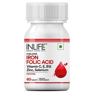 INLIFE Iron Folic Acid Tablets 60's - Multi-Vitamins