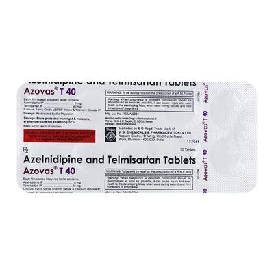 AZOVAS T 40 Tablet 10's - Hypertension-Ana