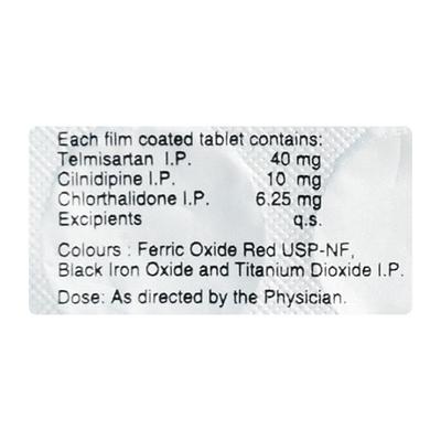 Sartel Trio 6.25mg Tablet 10'S - Hypertension-Ang