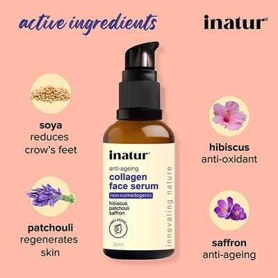 Inatur Collagen Anti Aging Express Lifting Face Serum 30 ml - Face Serum
