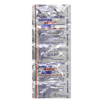 BIORAN RAPID 50mg Tablet 10's - Pain relief-Nsa