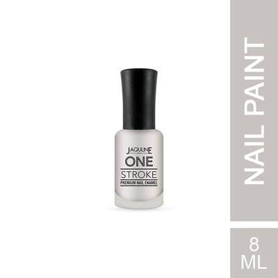Jaquline USA One Stroke Premium Nail Enamel Silver Sand J01 8 ml - Nail Polish