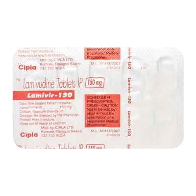 Lamivir 150mg Tablet 10'S - Viral infections-Ant