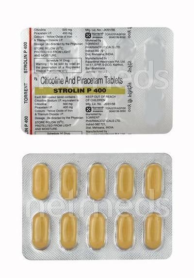 Strolin P 400 Tablet 10'S - Nootropics And Neurotrophics