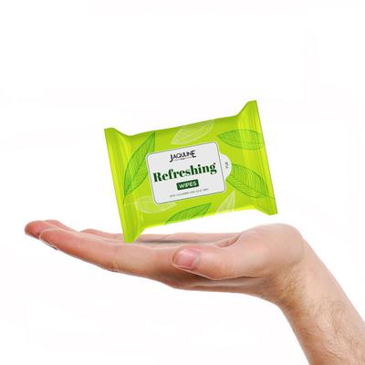 Jaquline USA Refreshing Wipes (Pack of 10) 1's - Facial Wipes & Tissues