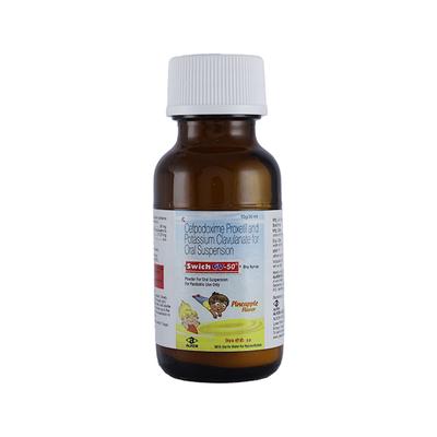 Swich CV 50 Pineapple Flavor Dry Syrup 30ml - Bacterial Infections-Cep
