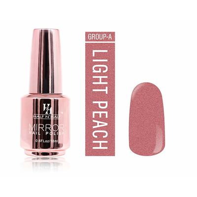 Half N Half Mirror Nail Polish, NP-06 A - Light Peach 18ml - Nail Polish