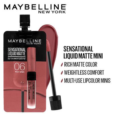 Maybelline Sensational Liquid Matte Mini - Best babe 2 ml - Liquid Lipsticks
