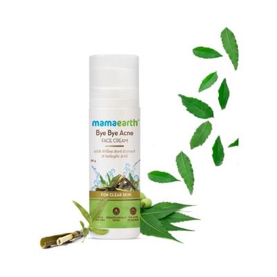 Mamaearth Bye Bye Face Cream For Acne Prone Skin with Willow Bark Extract & Salicylic Acid For Clear Skin 30 gm - Face Moisturizers