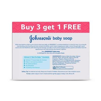 Johnson's Baby Soap (Buy 3 Get 1) 150 gm - Baby Soap