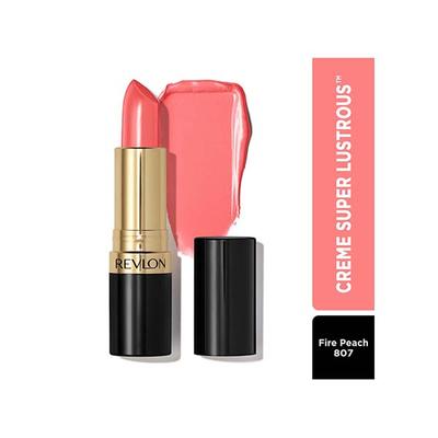 Revlon Super Lustrous Lipstick- Creme-Fire Peach 4.2 gm - Lipsticks