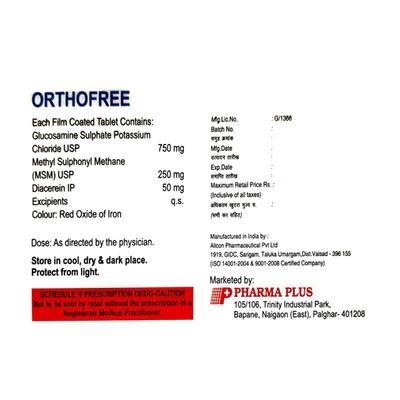 ORTHOFREE Tablet 10's - Arthritis-Oth