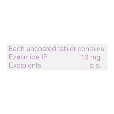 Ezentia 10mg Tablet 10'S - High Cholesterol-Dys