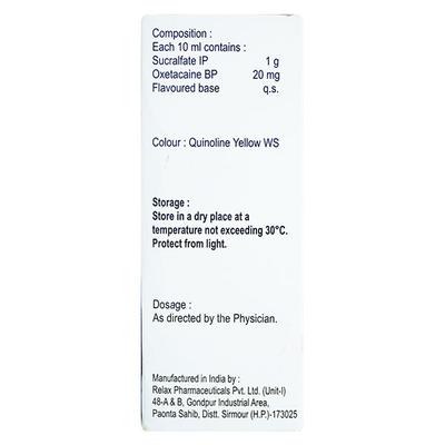Sucraday O Sugar Free Suspension 100ml - Ulcer/Reflux/Flatulence-Aaa