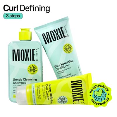 Moxie Beauty Just-The-Essentials Curly Trio - 200ml+175ml+120ml 1's - Shampoos