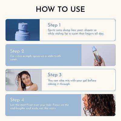 Fix My Curls Hair Mist Crystal Aqua 100 ml - Hair Sprays & Mists