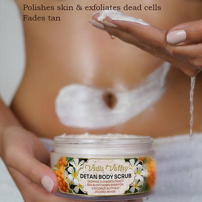 Vedic Valley Jasmine Body Scrub Certified Natural m 250 gm - Scrubs & Exfoliants