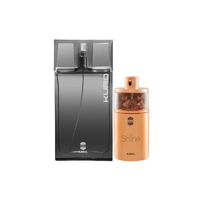 Ajmal Kuro EDP Aromatic Spicy Perfume And Shine EDP Floral Powdery Perfume 165 ml - Perfumes (Edt/Edp)