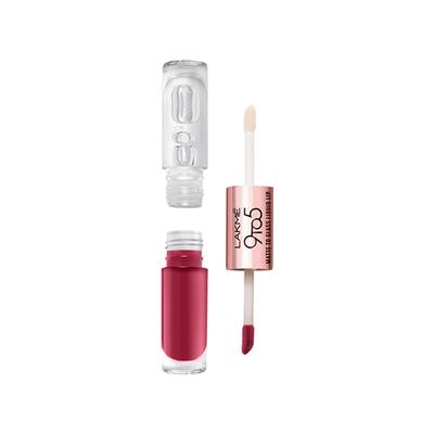 Lakme 9 to 5 Matte to Glass Liquid Lip - Fuchsia Pink 7.6 ml - Liquid Lipsticks