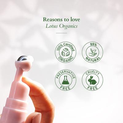 Lotus Organics Precious Brightening Eye Creme 15 gm - Eye Gels & Roll-On