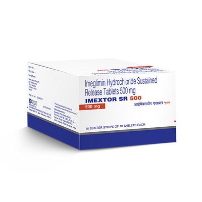 IMEXTOR SR 500 Tablet 10's - Diabetes-Ant