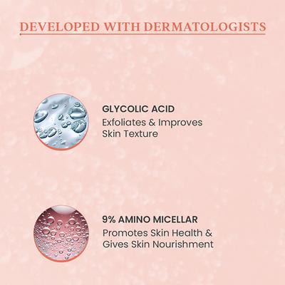 O3+ Glow Boosting Glycolic Acid Brightening Face Wash 100 ml - Face Wash & Cleansers