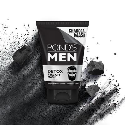 Pond's Men Activated Charcoal Detox Peel Off Mask 75 gm - Masks & Peels
