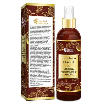 Oriental Botanics Red Onion Hair Oil 200 ml - Hair Oils