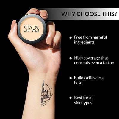 Star's Cosmetics Derma Make Up Powder Foundation (DJ4) 8gm - Foundation