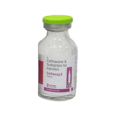 CEFTAVAG S 1.5gm Injection 1's - Bacterial Infections-Cep